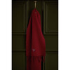Biking Red Barbour Unisex Plain Lambswool Scarf Lifestyle