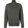Olive Marl Barbour Mens Loyton Merino Half Zip