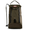 Dark Olive Hunter Nylon Short Boot Bag Front