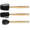 Black Onyx Le Creuset Craft Set Of 3 Silicone Tools