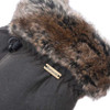 Barbour Womens Wax With Fur Trim Mittens Cuff