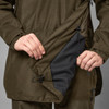 Pine Green Melange Seeland Mens Avail Smock Detail