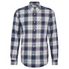 Blue Granite Barbour Mens Wetherham Tailored Shirt