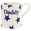 Emma Bridgewater Blue Star Daddy Half Pint Mug