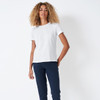 White Crew Clothing Womens Perfect Crew Slub T-Shirt