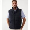 Navy R.M. Williams Mens Patterson Creek Vest On Model