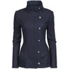 Navy Dubarry Womens Bracken Tweed Utility Jacket