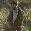  Seeland Mens Benjamin Fleece Pine Green Lifestyle