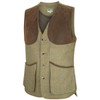 Autumn Bracken Hoggs Of Fife Mens Kinloch Technical Tweed Field Waistcoat Front