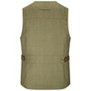 Autumn Bracken Hoggs Of Fife Mens Kinloch Technical Tweed Field Waistcoat Rear