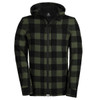 Olive/Black Swanndri Mens Hudson Wool Hoody