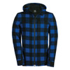Blue/Black Swanndri Mens Hudson Wool Hoody