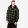Olive/Black Swanndri Mens Hudson Wool Hoody Model