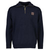 Navy Swanndri Mens Mariner Zip Neck Sweater