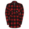 Red/Black Swanndri Mens Ranger Quarter Zip Bushshirt