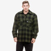 Olive/Black Swanndri Mens Ranger Quarter Zip Bushshirt Model