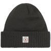 Black Musto Unisex Salcombe Beanie Flat Front