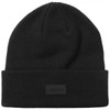 True Black Musto Unisex Shaker Cuff Beanie