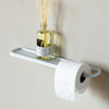 Brabantia MindSet Toilet Roll Holder with Shelf Mineral Fresh White Lifestyle