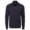 Navy Alan Paine Mens Streetly Half Zip