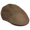 Laksen Mens Balmoral Crannog Tweed Cap