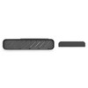 Dark Grey Brabantia MindSet Shower Shelf with Squeegee