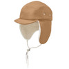 Dark Camel Tilley Unisex Rove Aviator Hat Flaps down