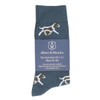 Blue Packed Albert and Maurice Mens Dog Socks