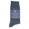 Blue Packed Albert and Maurice Mens Stag Socks