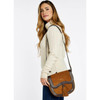 Camel Dubarry Womens Monart Saddle Bag On Model