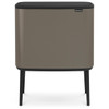 Platinum Brabantia Bo Touch Bin 11+23 Litre