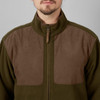 Willow Green Harkila Mens Stornoway Active Shooting HSP Jacket Zip Detail
