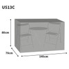 Pictorial Bosmere Ultimate Protector Cafe Set Cover 2 Seat