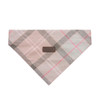 Taupe/Pink Tartan Barbour Tartan Dog Bandana