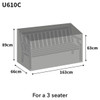 Specifications Charcoal 3 Seater Bosmere Ultimate Protector Bench Seat Cover
