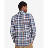 Blue Barbour Mens Seacove Tailored Shirt Model Rear