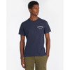 New Navy Barbour Mens Preppy Tee Model