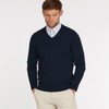 Barbour Pima Cotton V-Neck Jumper Model