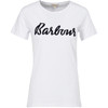 White/Navy Script Barbour Womens Otterburn Tee