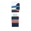 Navy Mix Barbour Summer Stripe Socks 2 Pack