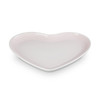 Shell Pink Le Creuset Stoneware Heart Plate