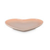 Peach Le Creuset Stoneware Heart Plate