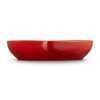 Cerise Le Creuset Stoneware Heart Bowl Side View