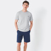 Ice Grey Marl Crew Clothing Mens Classic Tee