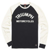 Black/Bone Triumph Mens Randalby L/S Crew Neck