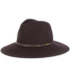 Chocolate Barbour Womens Tack Fedora