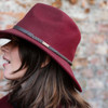 Cabernet Barbour Womens Tack Fedora Lifestyle