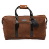 Brown Suede/Leather Loake Cornwall Travel Bag