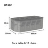 10 Seat Green Bosmere Ultimate Protector Rectangular Patio Set Cover Size Guide