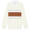 Rust/White R.M. Williams Mens Culburra Rugby Shirt